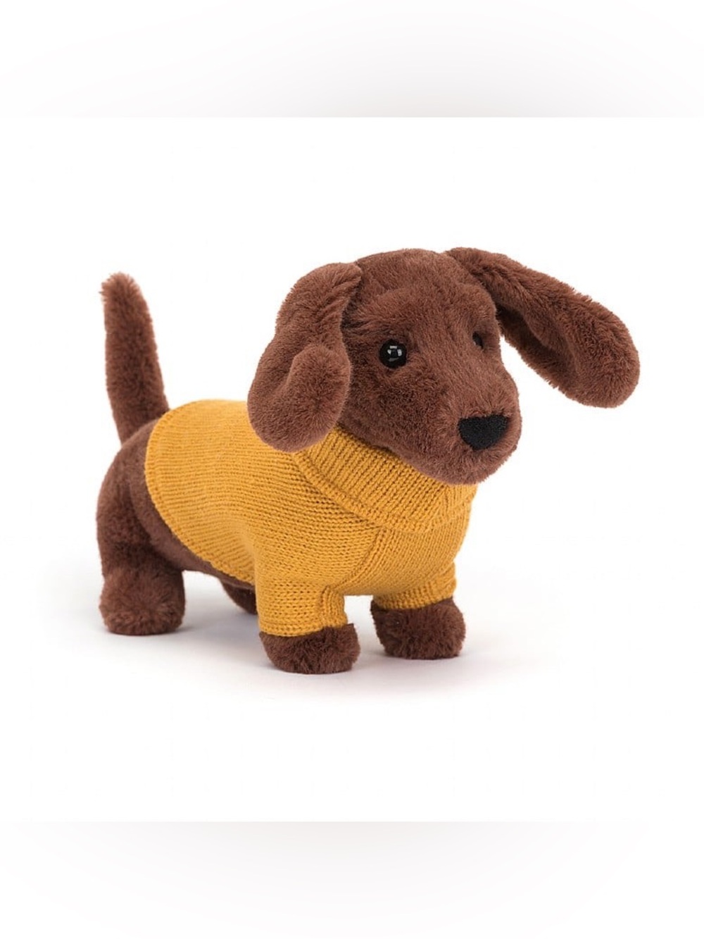 Retired Jellycat Sweater Sausage dog 6”